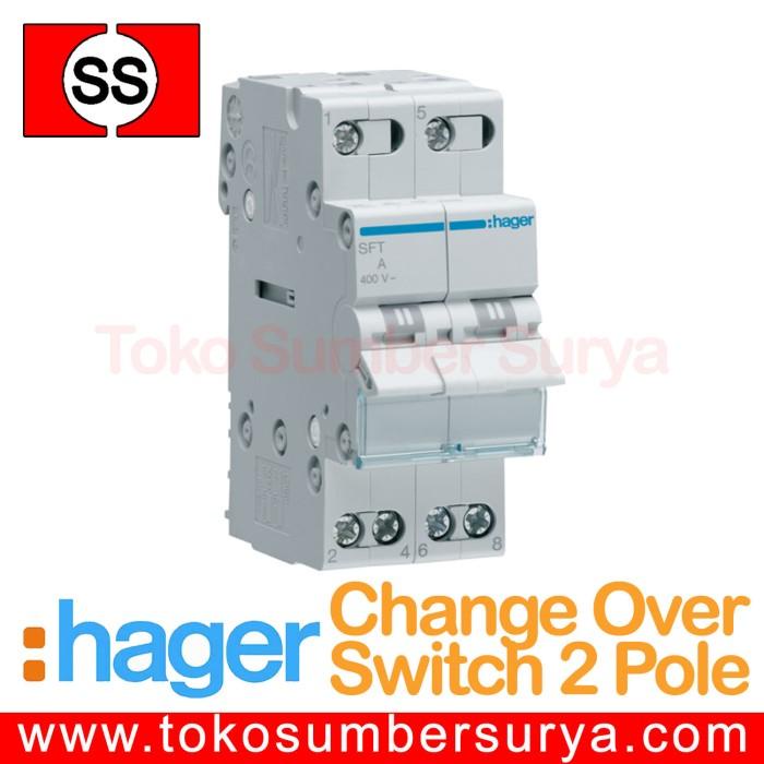 Saklar Cos Hager / Change Over Switch Hager / Ohm Saklar Hager 2P 40A