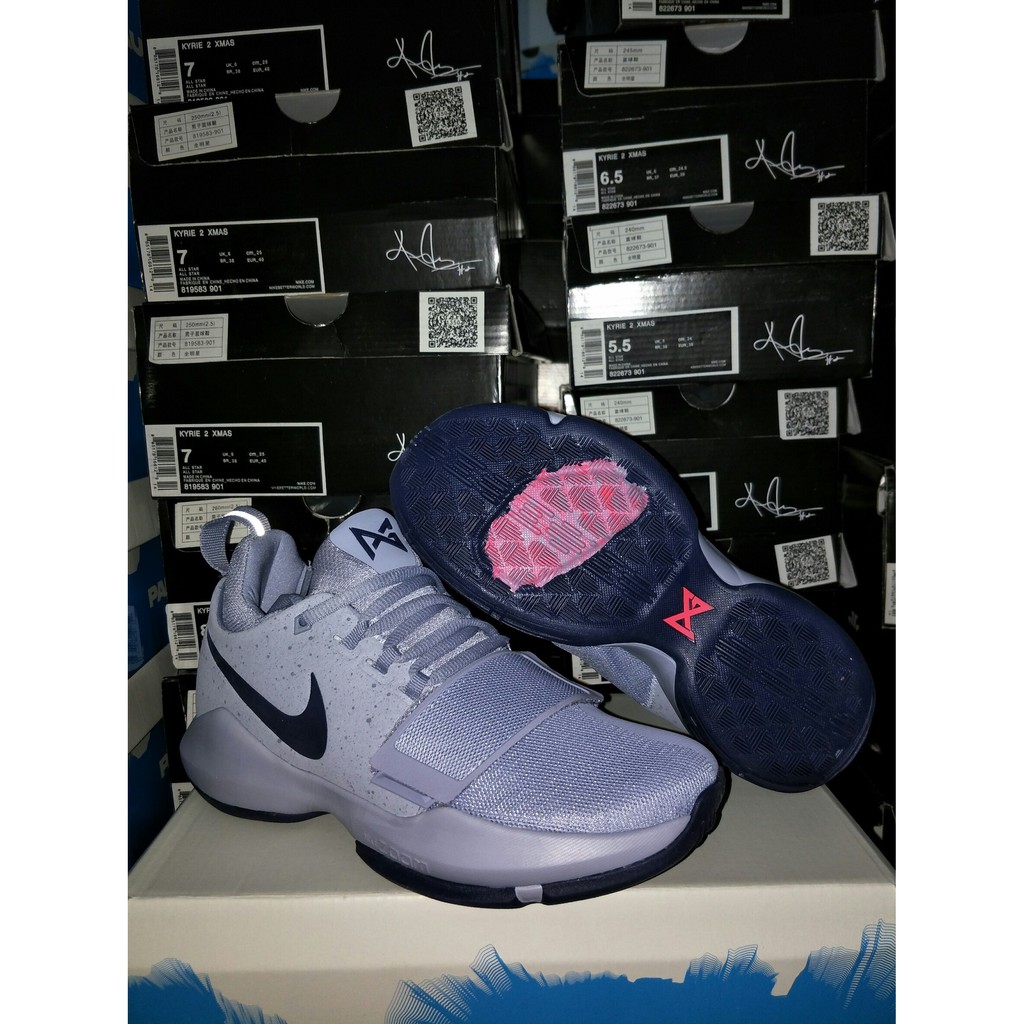 Sepatu Basket Kuliah[FREE KAOS KAKI] Sepatu Basket Nike PG 1 (Paul George 1) glacier grey