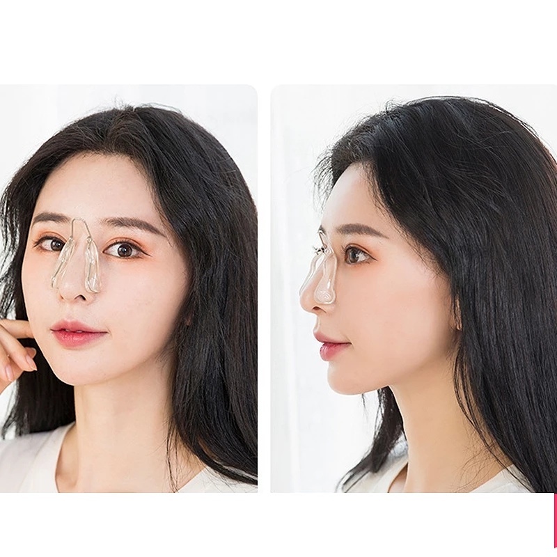 [1Piece Soft Soft Silicone Nose Clip Corrector][Pain-Free Nose Bridge Straightener Corrector] [Make up Tools]