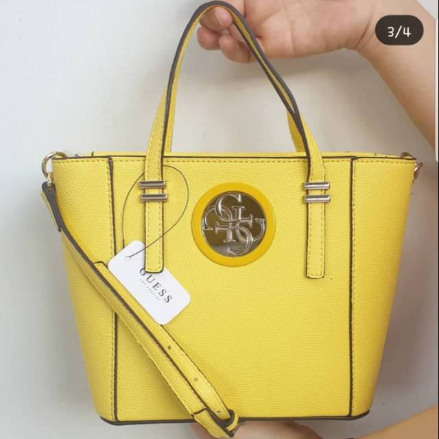 Tas guess open road mini yellow bag