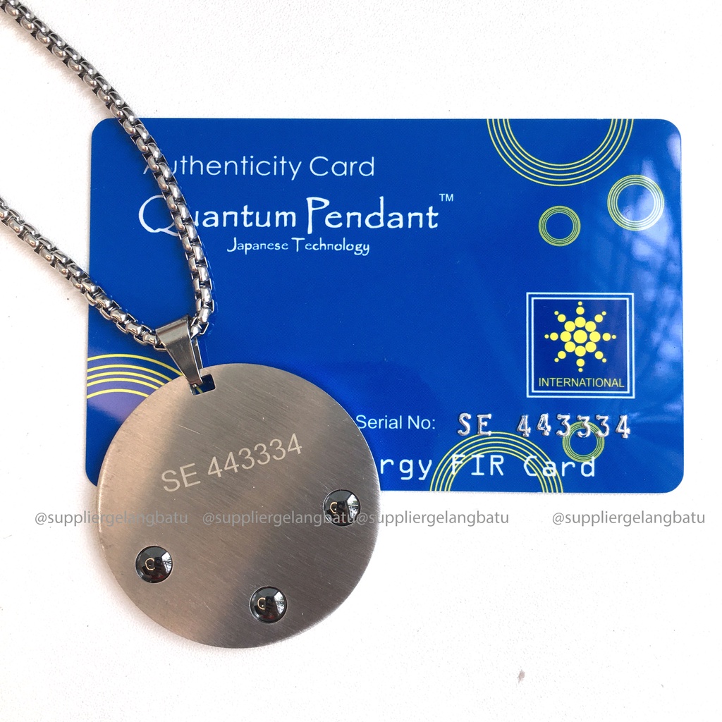 KALUNG KESEHATAN quantum Pendant BIO C GOLD GERMANIUM bersertifikat