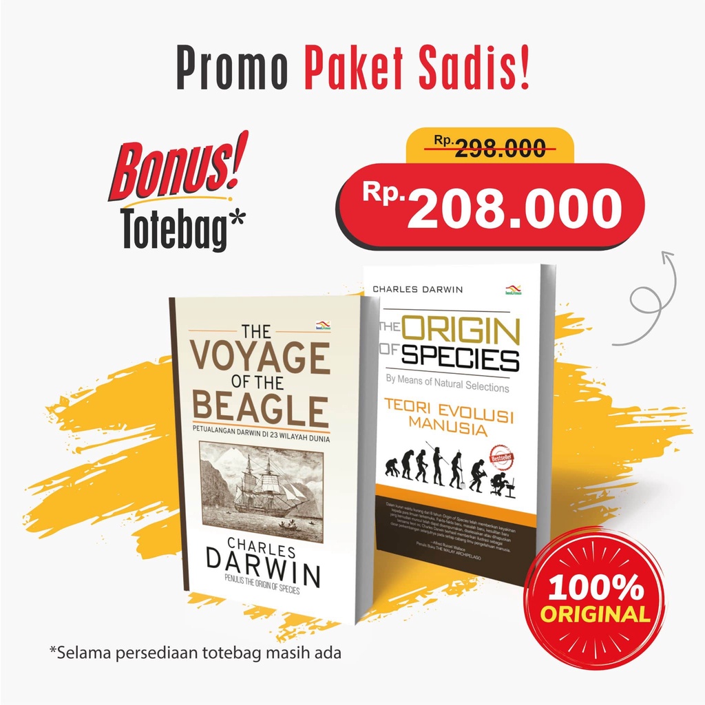 Jual Paket Hemat Buku Charles Darwin Shopee Indonesia