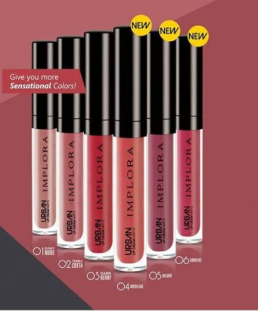 IMPLORA 1-12 URBAN LIPCREAM MATTE LIP CREAM