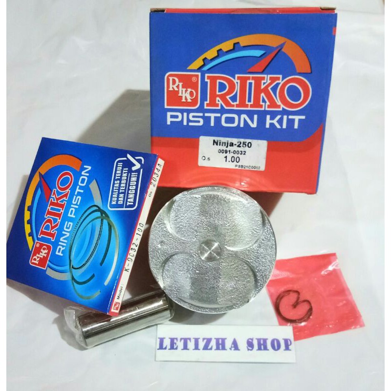 PISTON KIT NINJA 250 SEHER KOMPLIT KAWASAKI NINJA 250 NINJA-250