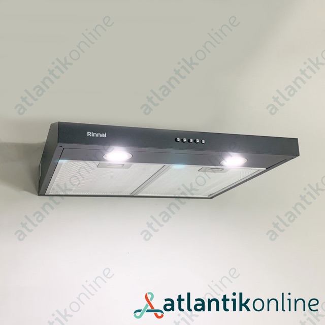 Cooker hood cookerhood slim 60 cm black hitam RINNAI RH-126B RH126B