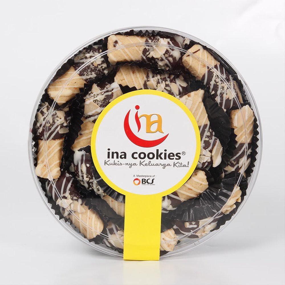 

Kue Ina Cookies ALMOND CHEESE COKLAT Kue Kering Bandung - kue lebaran 2019 Limited