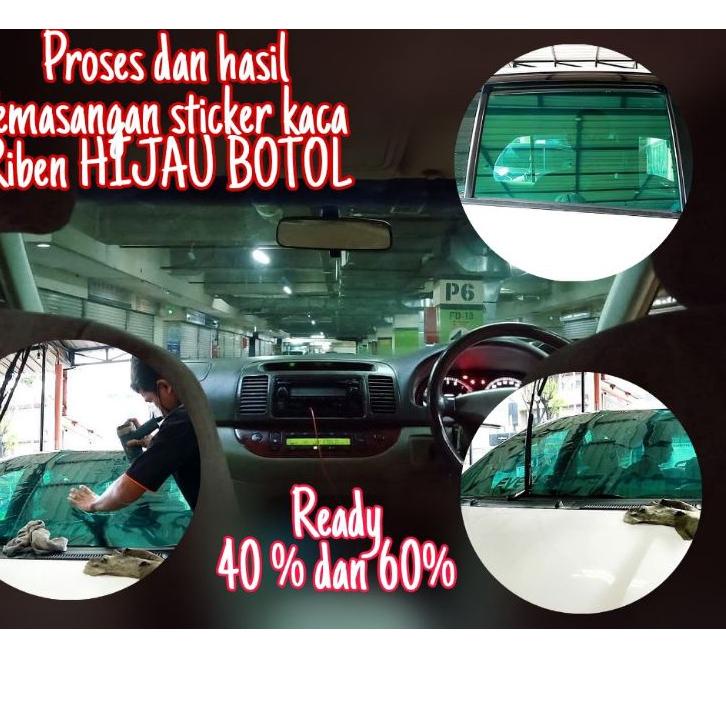 

[_09] ALL NEW FLASH SALE Sticker kaca film riben hijau 40% 60% / sticker anti gores kaca mobil / kacafilm riben keren produck terbaik