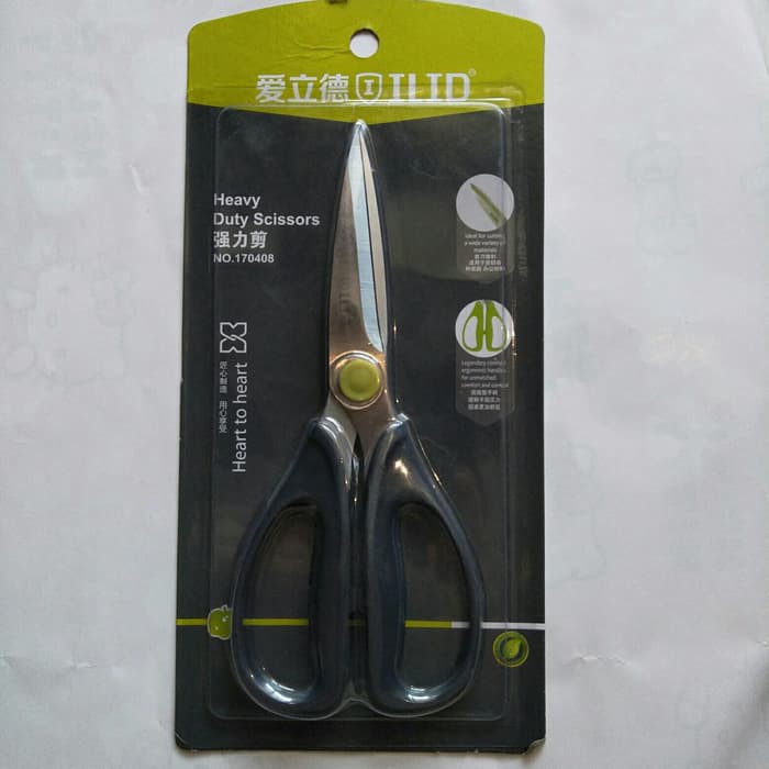 Gunting DAPUR ILID 408 stainless steel BLACK