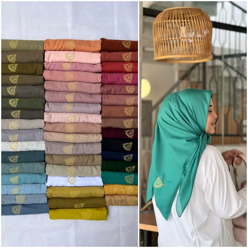 HIJAB SEGIEMPAT NAIMA  BY LR//NAIMA SCARF VOAL PREMIUM//HIJAB JUMBO