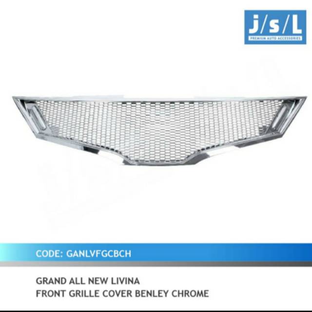 Grill depan m/Bentley grand all new Livina/ front grill cover chrome jsl