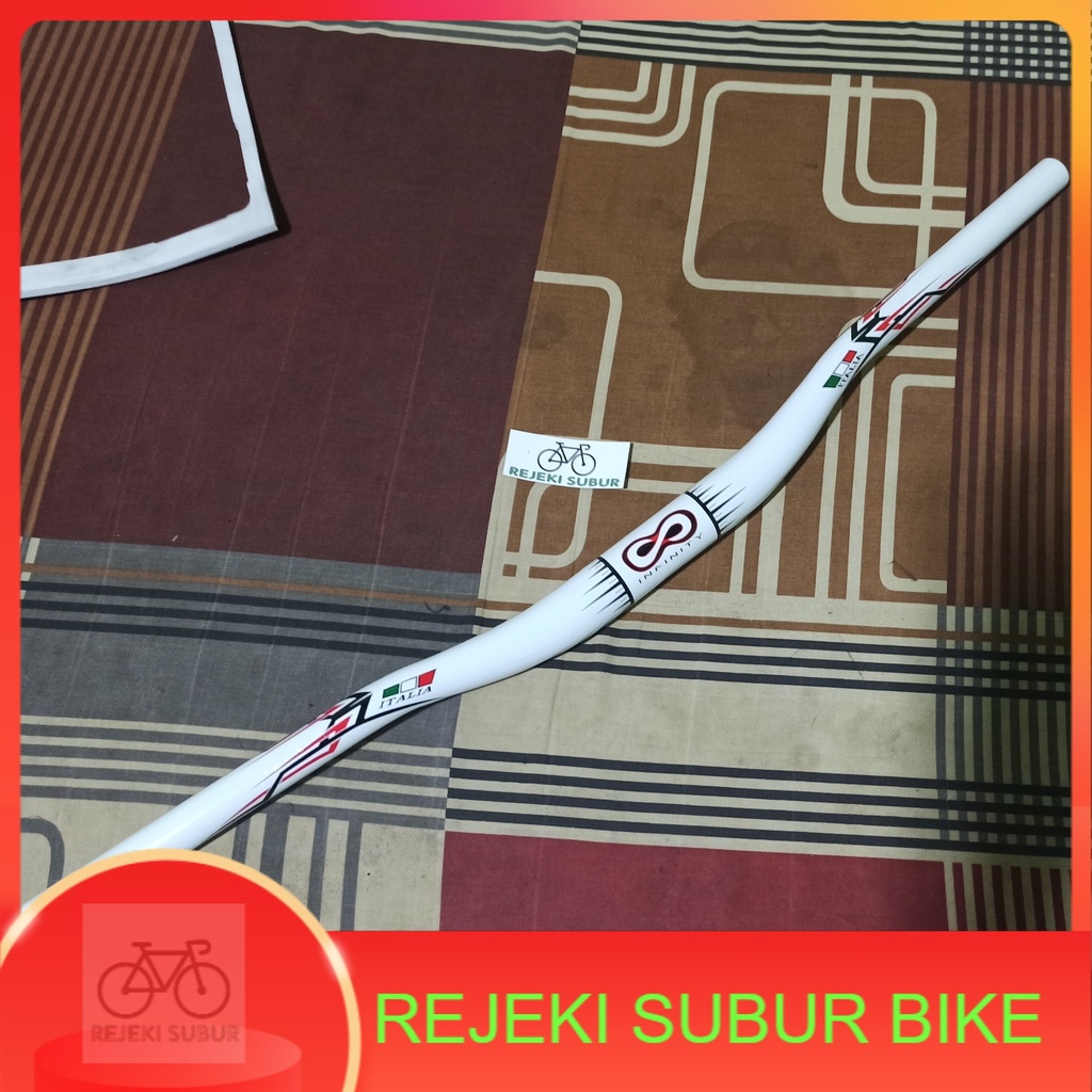 Stang INFINITY Oversize Alloy Putih White Sepeda MTB Hybrid