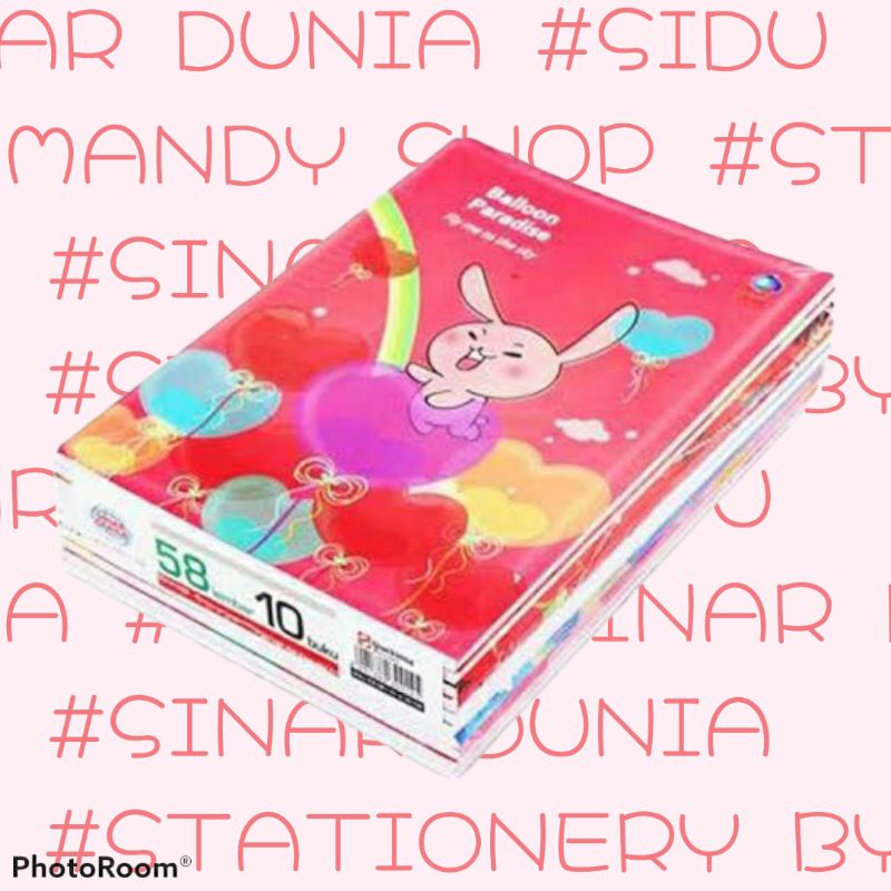 

Buku Tulis 58 Sidu // Notebook 58 Sheets