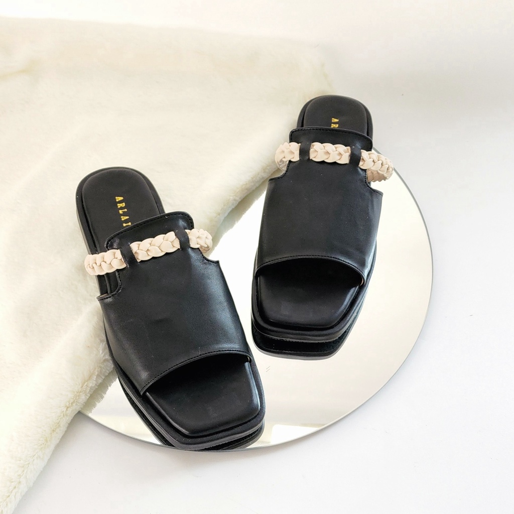 ARLAINE - NORA Platform Sandal / Sandal Wedges / Sandal Kepang