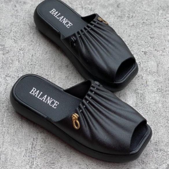 ➾Model Terkini✯ {BISA COD}Sendal Wanita Dewasa Barbara New BLC 3199 Sandal Jelly Wedges 4.5cm Evita 