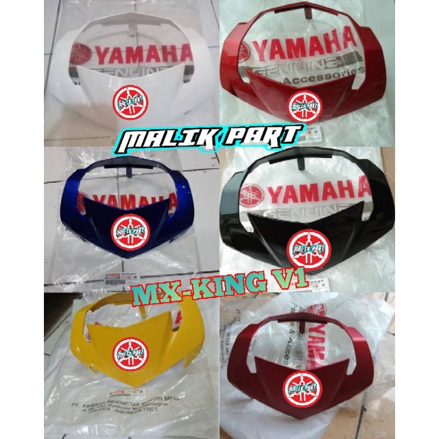VISOR BATOK ATAS SPEEDOMETER YAMAHA JUPITER MX KING MX-KING V1 MERAH BIRU PUTIH HITAM KUNING PART OR