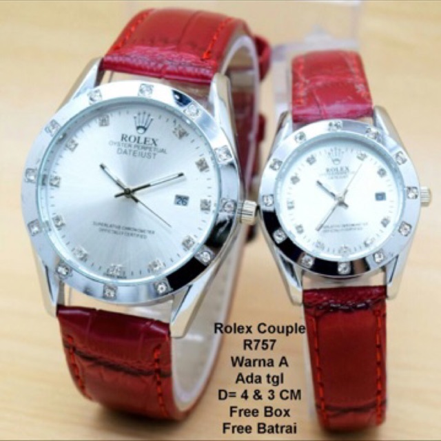 jam tangan couple rolex murah ada tgl