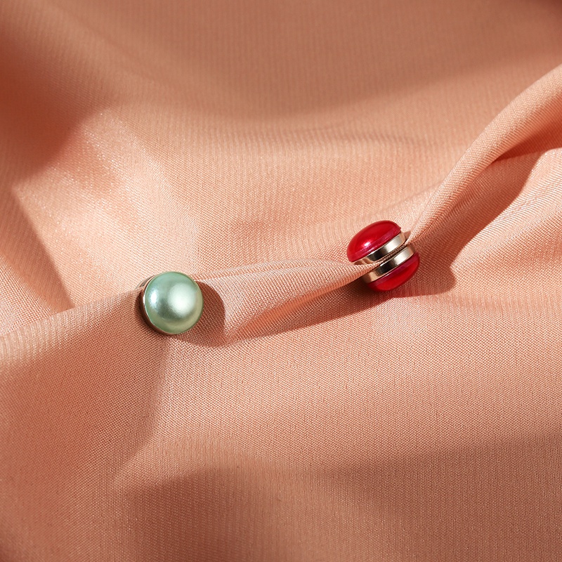 Bros Pin Magnet Warna-Warni Anti Slip Untuk Hijab Wanita Muslim