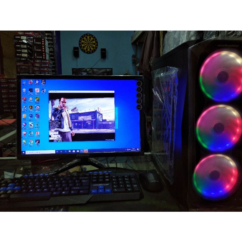 PC CORE I7 FULLSET + 2 LED MONITOR