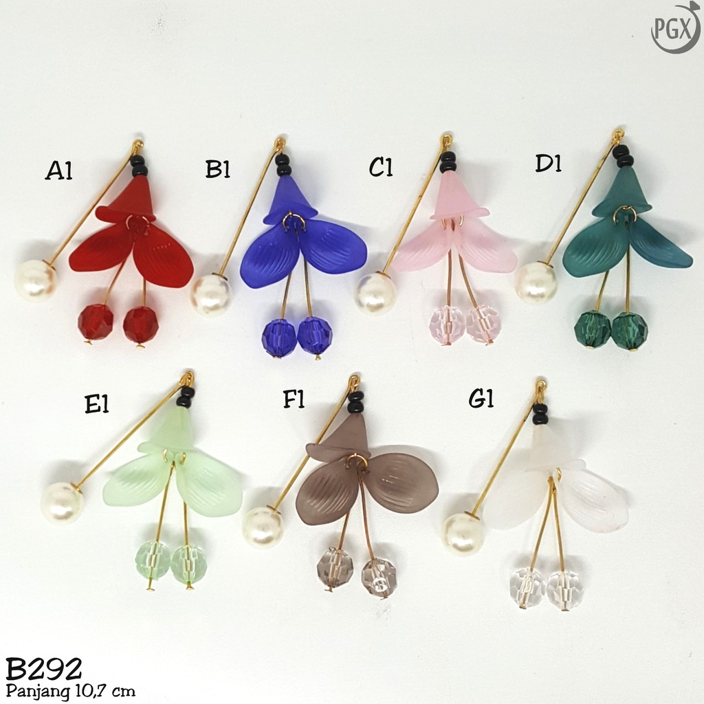 PGX Tuspin Mutiara Bross Hijab Bros Jilbab Aksesoris Fashion - B292