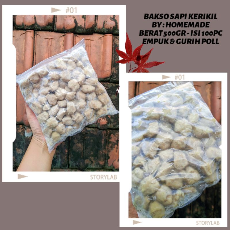 

(WAJIB ATC BUBBLE/KARDUS) BASO AYAM KRIKIL BF / BASO SAPI KERIKIL HOMEMADE