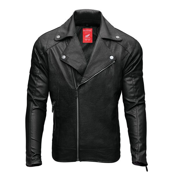 Bikers Leather Jacket Honda Jaket Bahan Model Soft Synthetic leather - AHJK0201016