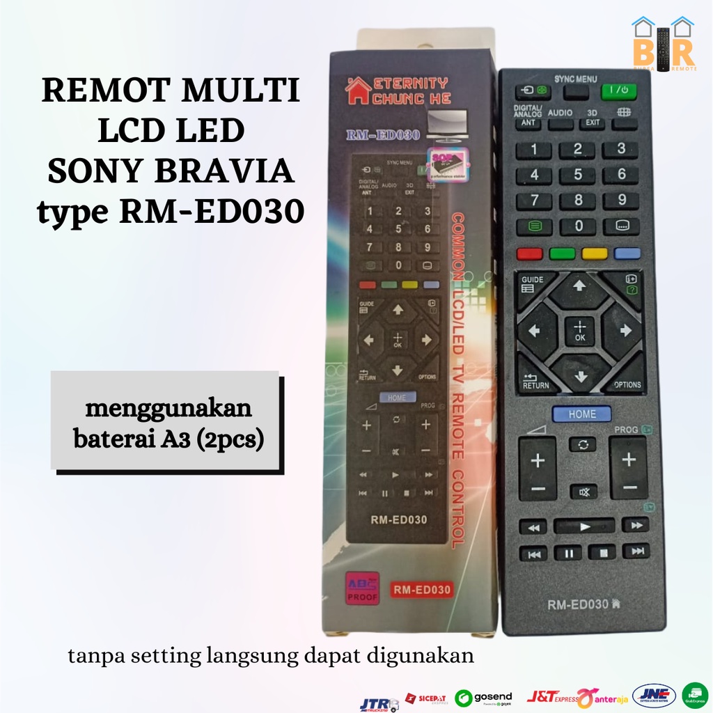 Remot / Remote SONY LCD LED BAVIA RM ED030 / ECERAN Dan GROSIR