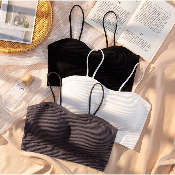 BV.ID BR708 BRA BH WANITA TANPA KAWAT BAHAN HALUS PAKAIAN WANITA FASHION BRA PANTAI