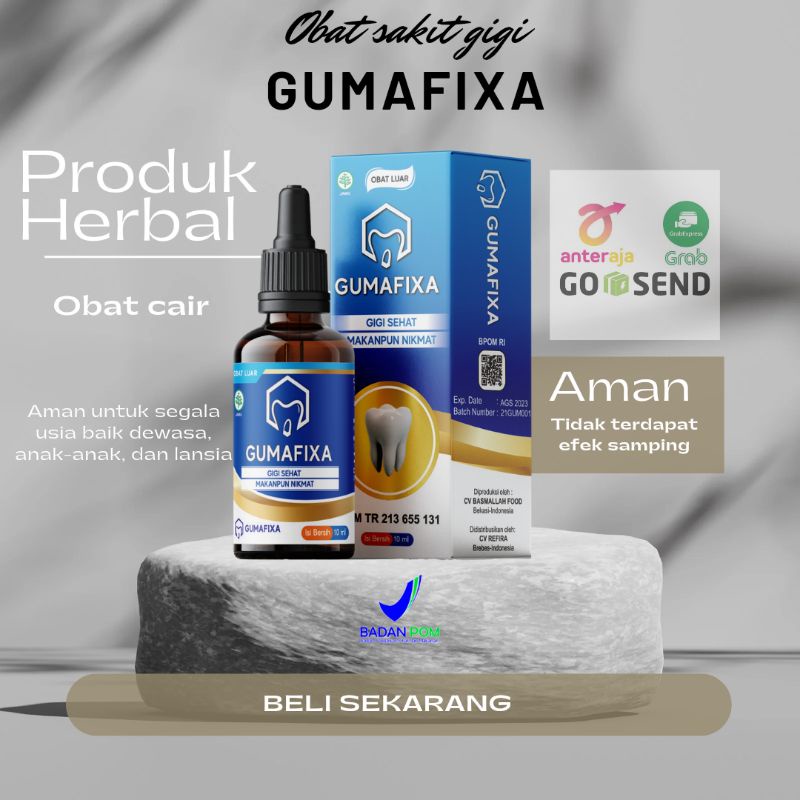 OBAT HERBAL OBAT SAKIT GIGI PALING AMPUH GUMAFIXA