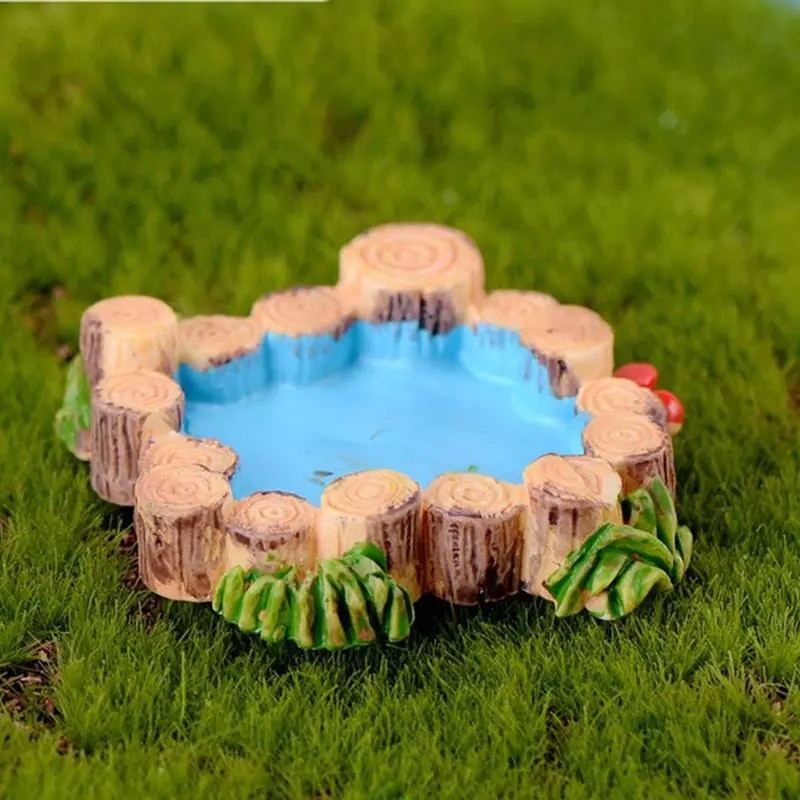 Miniatur Kolam Ornamen Bonsai Aquascape Maket Terarrium Diorama - MNOO70