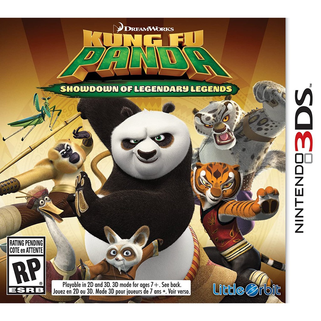 3ds Kung Fu Panda Showdown Of Legendary Legends Shopee Indonesia