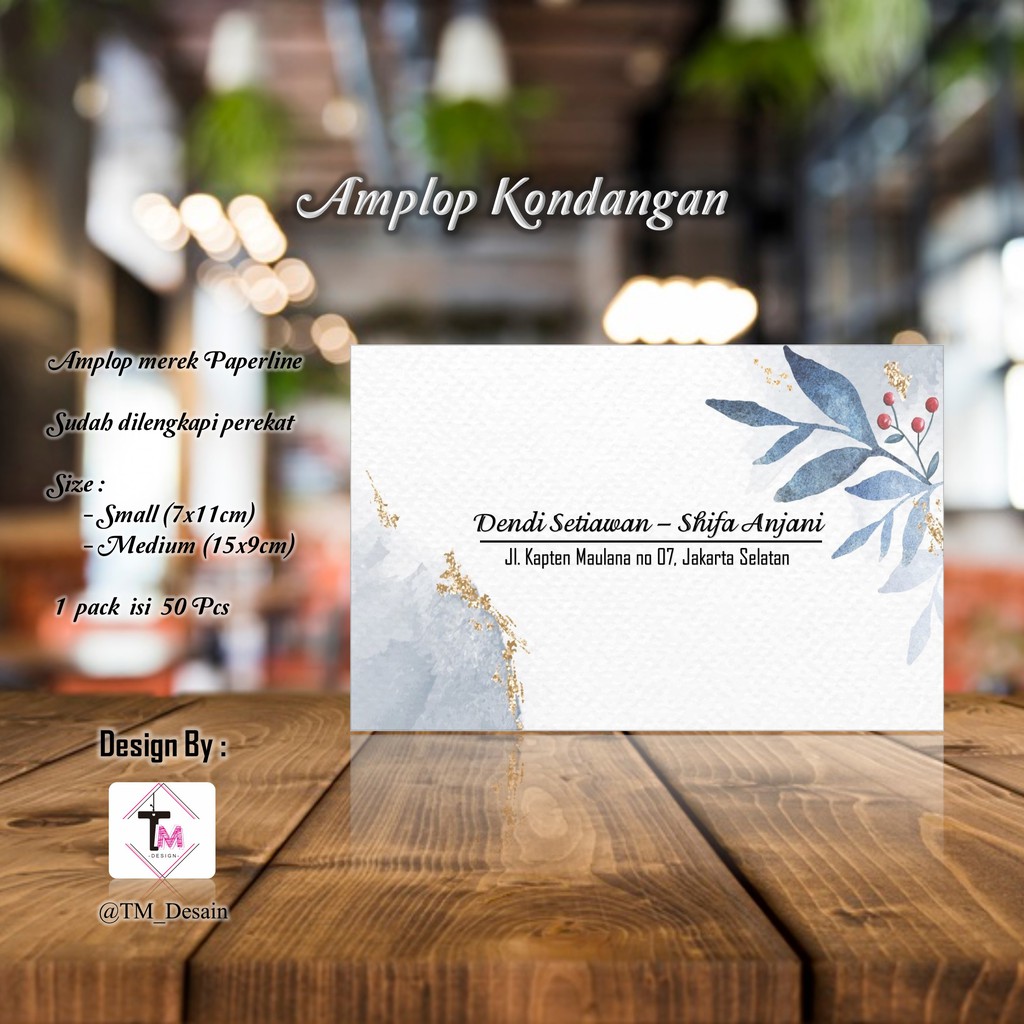 

isi 50 pcs kode C73, C74 - Amplop Kondangan / Amplop Printing / Amplop Desain - @TM_Desain