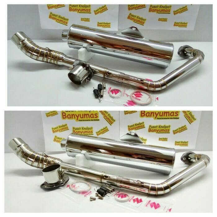 Knalpot Satria Fu 150 Silincer CKD Ori SGP (Leher Fu + Silincer CKD)