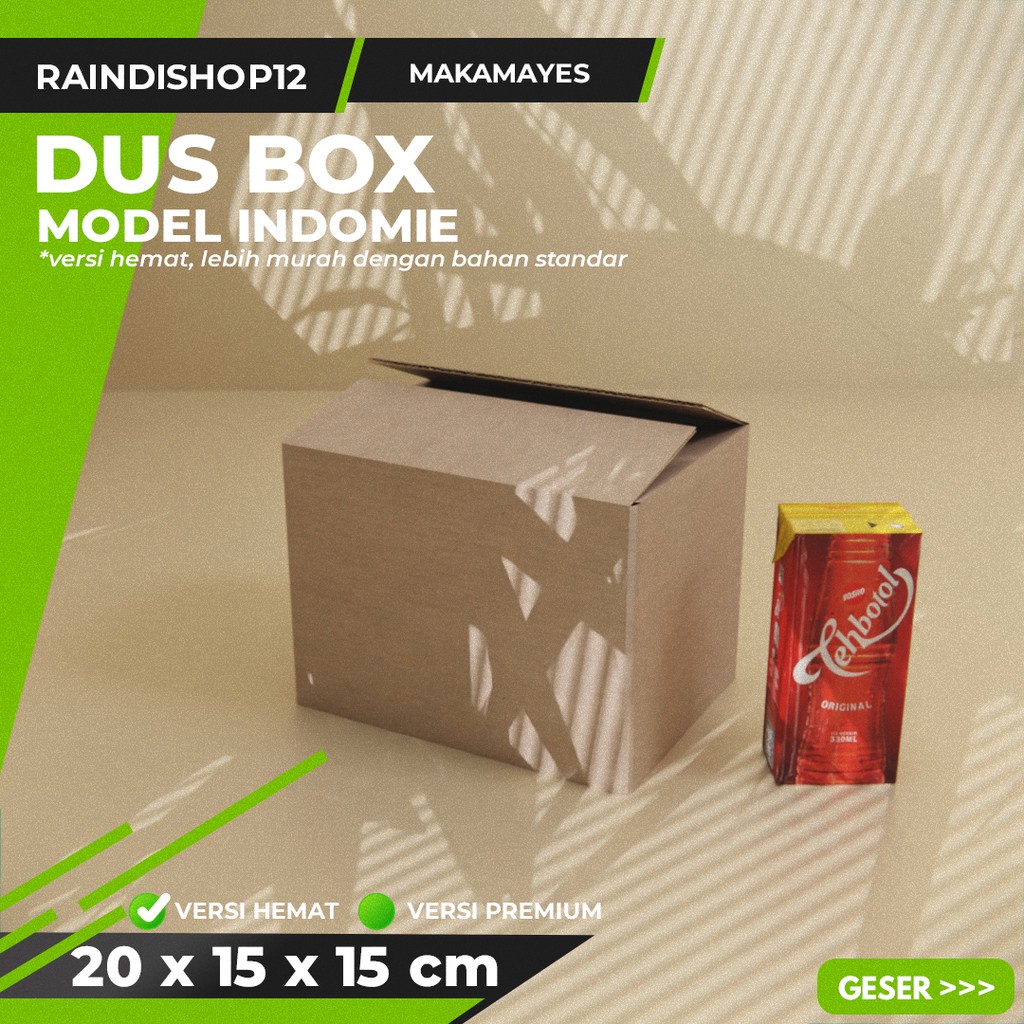 

BOX 20 X 15 X 15 CM KARDUS KOTAK KEMASAN PACKAGING KADO POLOS