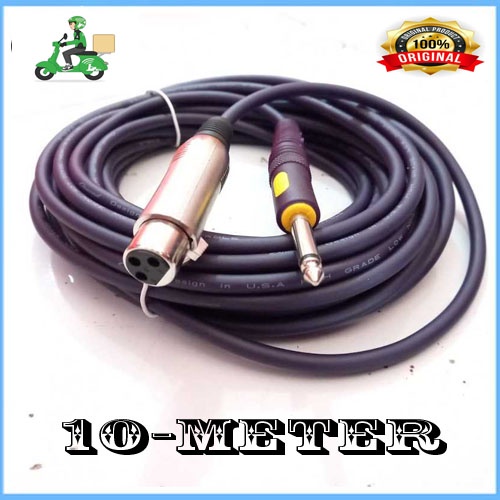 Kabel Mic panjang 10 meter NOISE Original 10m full Di Jamin Awet HARGA PROMO