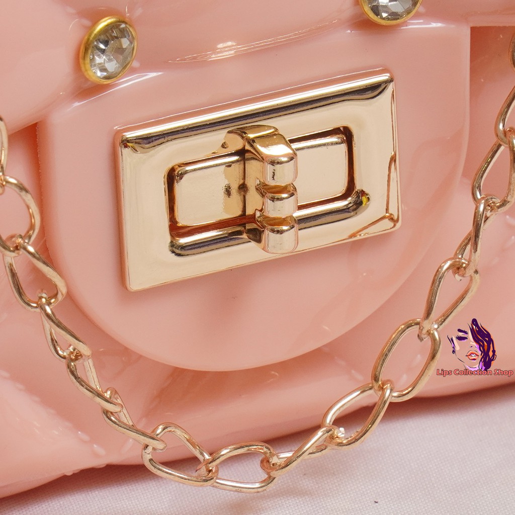 Tas Jelly Mini Diamond Jelly Mutiara | Jelly Mini Mutiara Diamond | Tas Mini Jelly