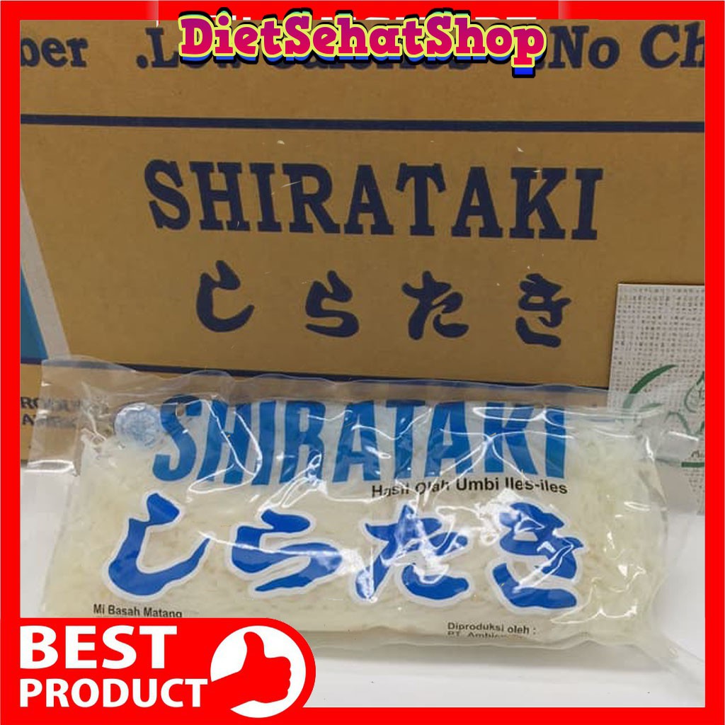 

Bihun Shirataki (Shirataki Angel Hair) - 200g Makanan Bikin Kurus/Diet Keto/DEBM