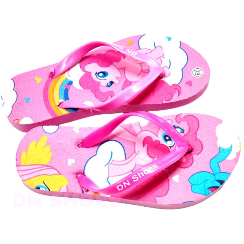 Sandal Anak Perempuan Karakter Kudaponi Pelangi Pink