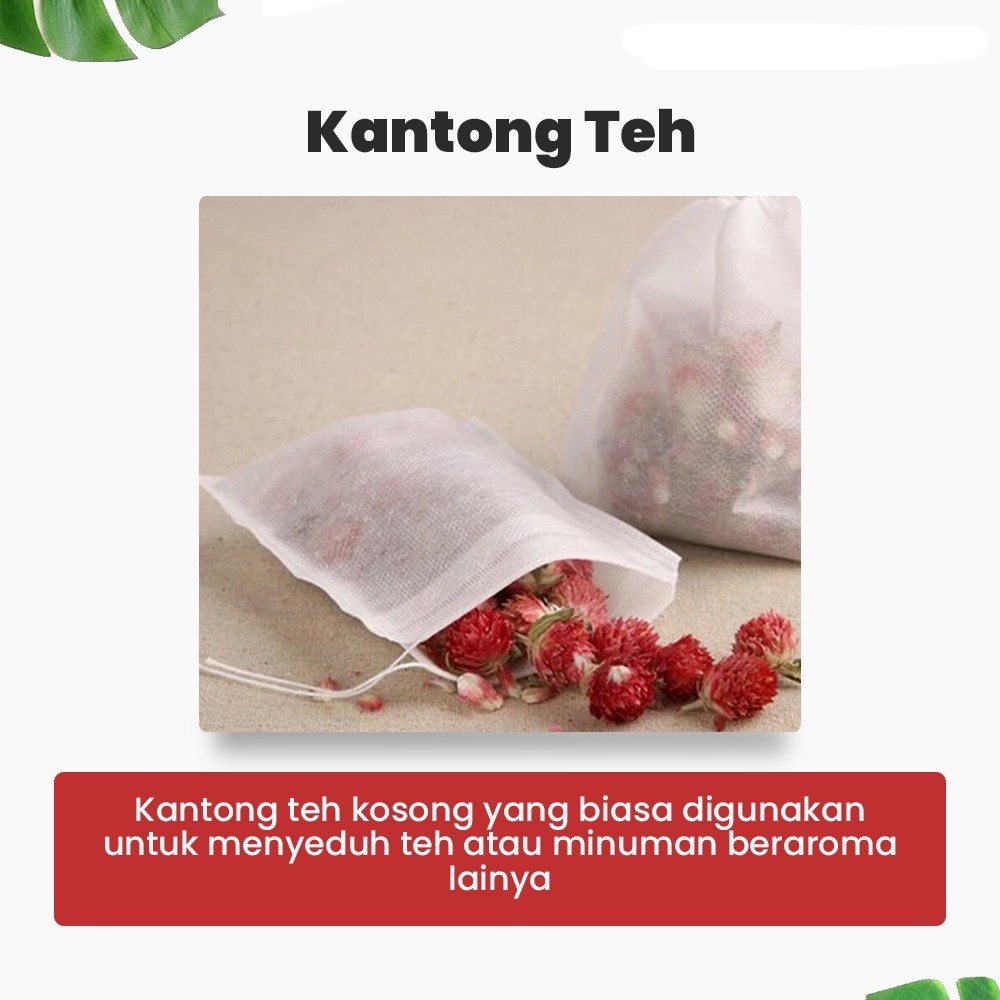 Kantong Teh Celup Kosong Teabag Isi 100 PCS Food Grade