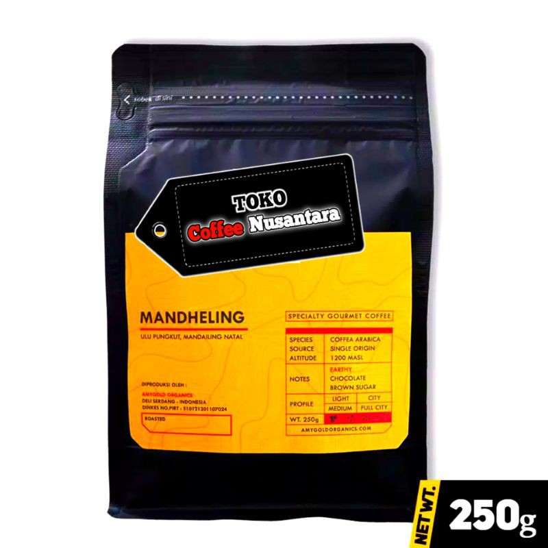 

Kopi Arabika 250 Gram Mandailing | Coffee Nusantara