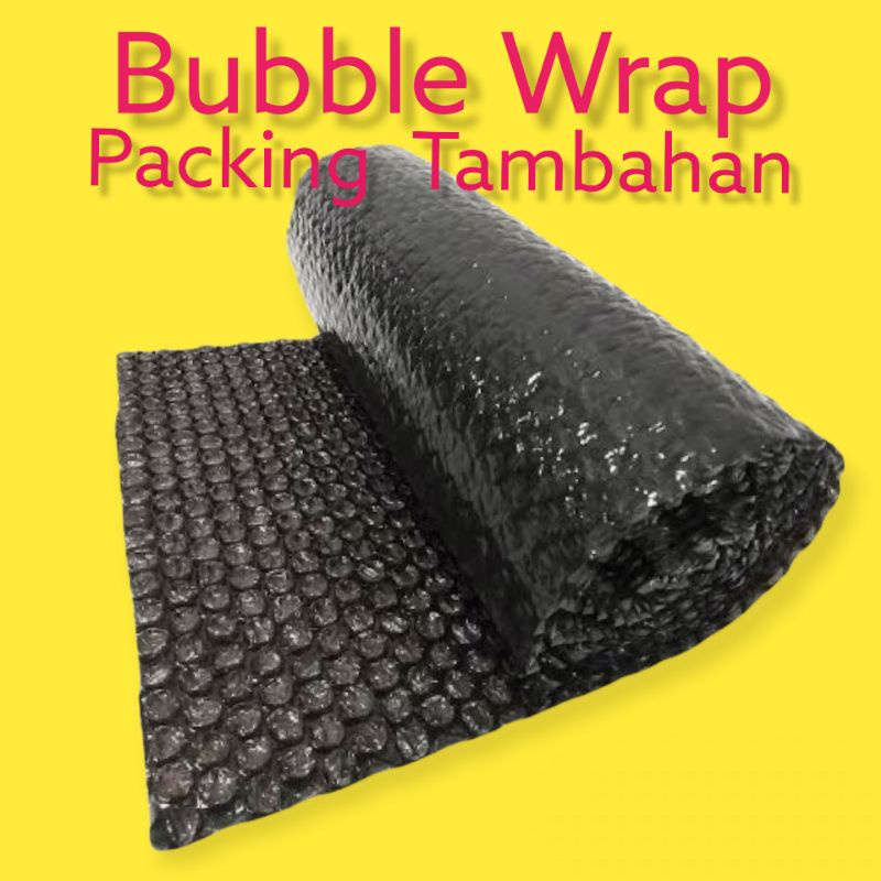 

Bubble Wrap tambahan packing