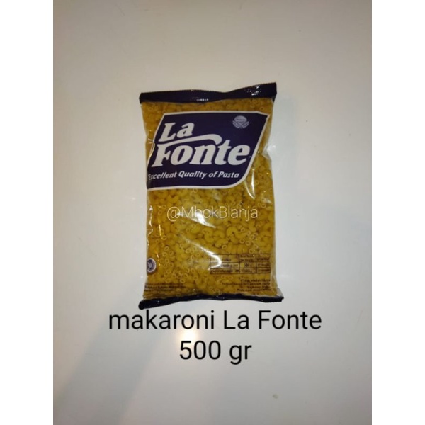 

Makaroni / maccaroni/ pasta chiferi rigati 206 La Fonte 500 gr