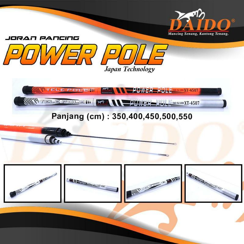 Tegek Daido Power Pole XT 5509 5008 4507 4006 3505