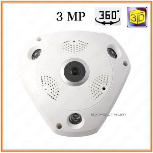 Promo MP   VR CAM 3D   IP Camera VR 360 Wireless Fish Eye 360 Panoramic Lens camera Berkualitas