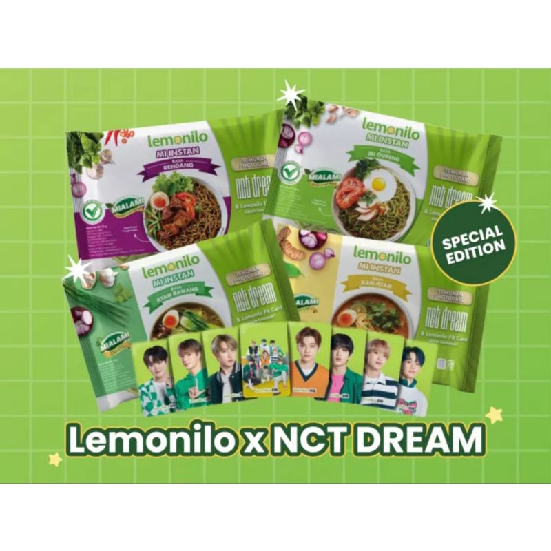 

Mie lemonilo x NCT DREAM (Pasti dapat Photocard)