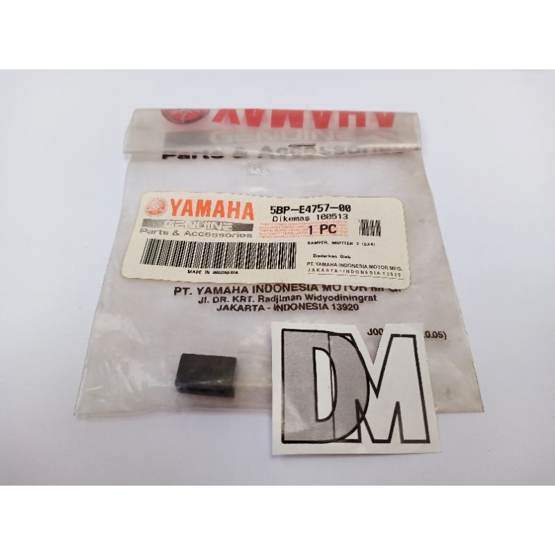 Karet damper knalpot scorpio Z scorpioZ asli 5BP-E4757-00 asli original Yamaha YGP