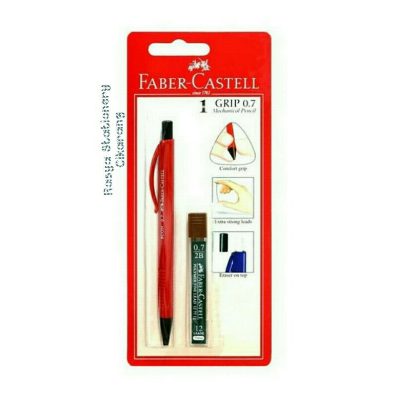 

Faber - Castell Mechanical Pencil 0.7 mm Opaque blister + Refill