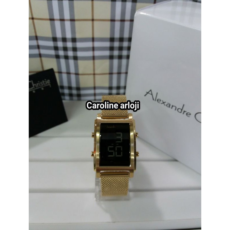 JAM TANGAN WANITA ALEXANDRE CHRISTIE DIGI AC9334LH