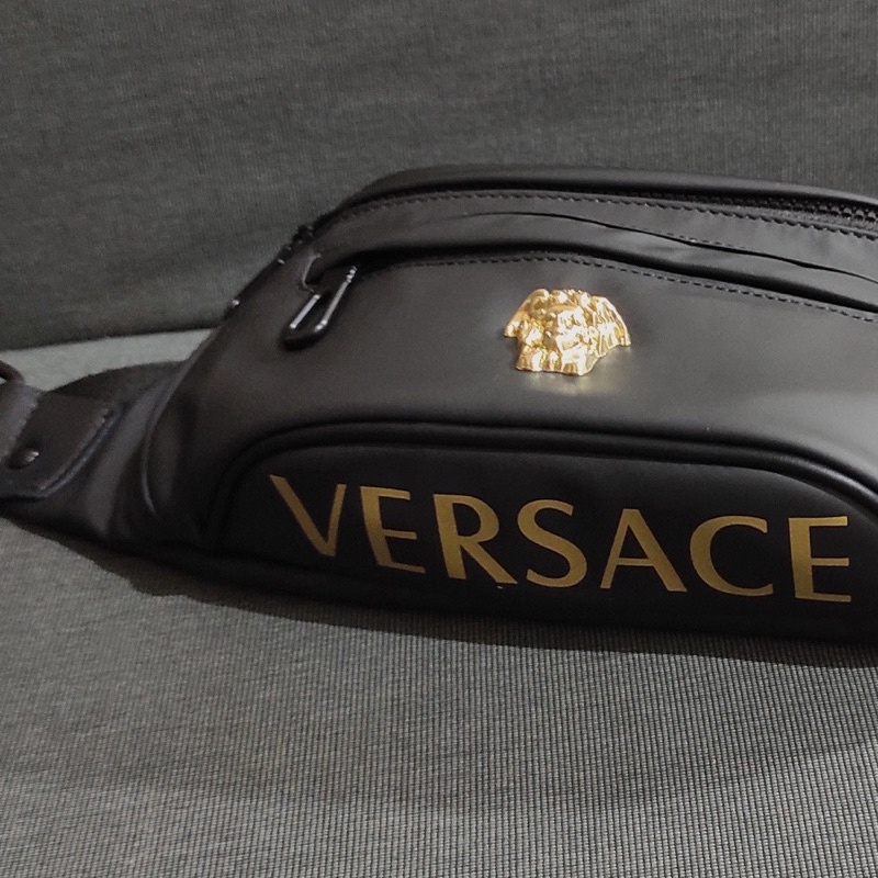 Tas Selempang Pria Versace Impor Tas Waistbag Premium Waterproof