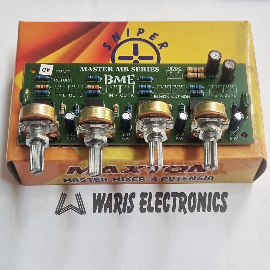 Master Mixer 4 Potensio Maxton