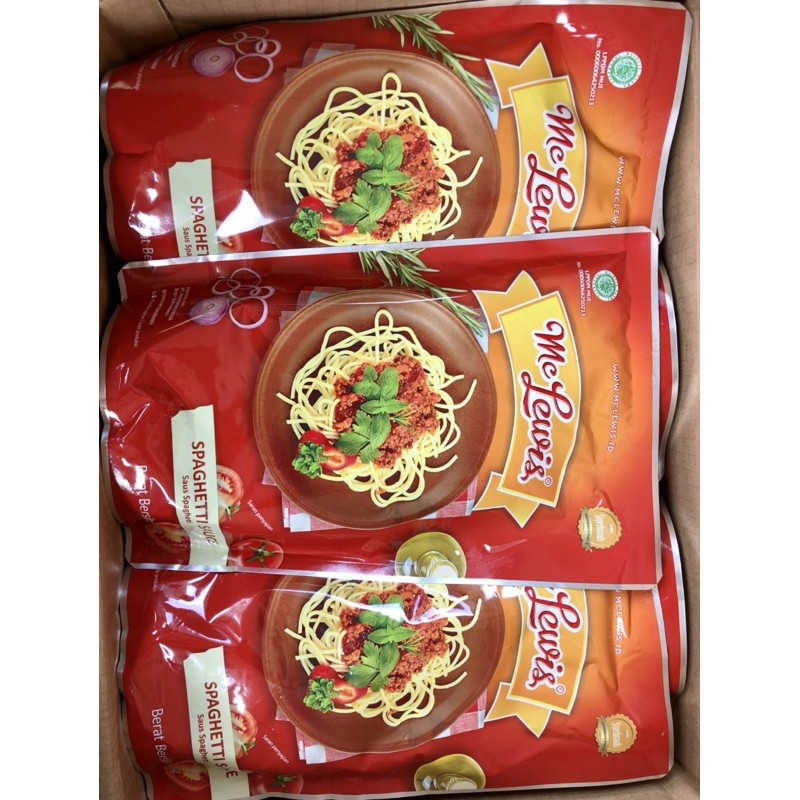 SAUS SPAGETI KILOAN/SAUS SPAGHETI BOLOGNESE MC LEWIS 1KG